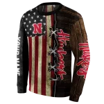 custom nebraska cornhuskers american pride hoodie best selling