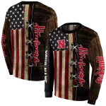custom nebraska cornhuskers american pride hoodie best selling