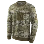 custom nebraska cornhuskers military style hoodie best selling
