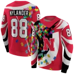 custom nebraska cornhuskers puzzle pieces red hoodie best selling