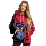 custom nebraska cornhuskers stitch red hoodie best selling