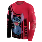 custom nebraska cornhuskers stitch red hoodie best selling