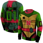 custom nebraska cornhuskers superhero armor red green hoodie best selling