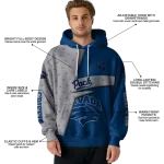custom nevada wolf pack abstract shape blue hoodie best selling