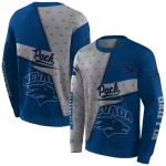 custom nevada wolf pack abstract shape blue hoodie best selling