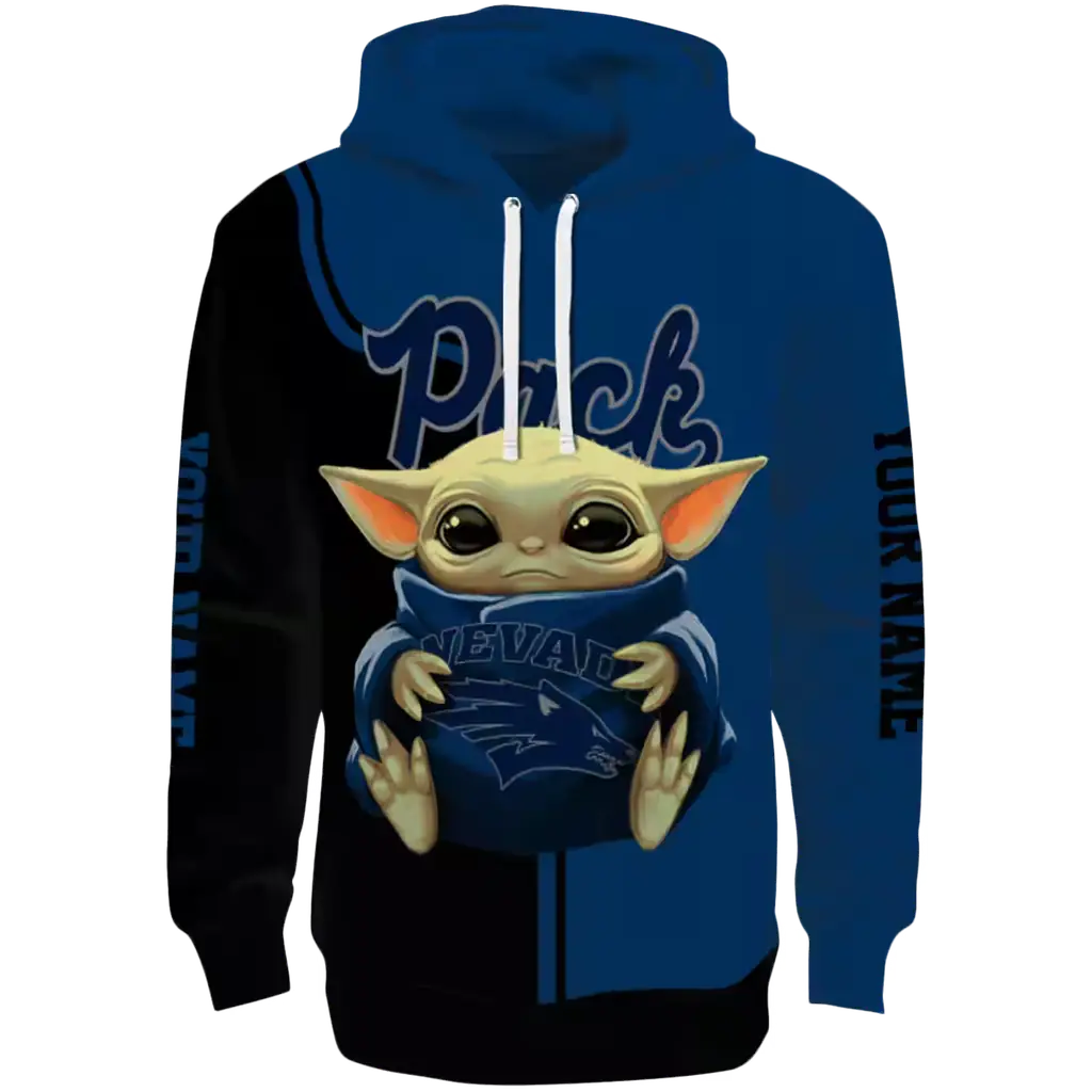 custom nevada wolf pack baby yoda blue black hoodie best selling custom nevada wolf pack baby yoda blue black hoodie best selling