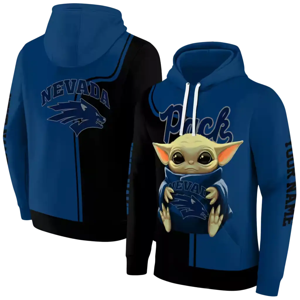 custom nevada wolf pack baby yoda blue black hoodie fashion forward custom nevada wolf pack baby yoda blue black hoodie fashion forward