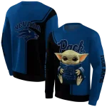 custom nevada wolf pack baby yoda blue black hoodie best selling