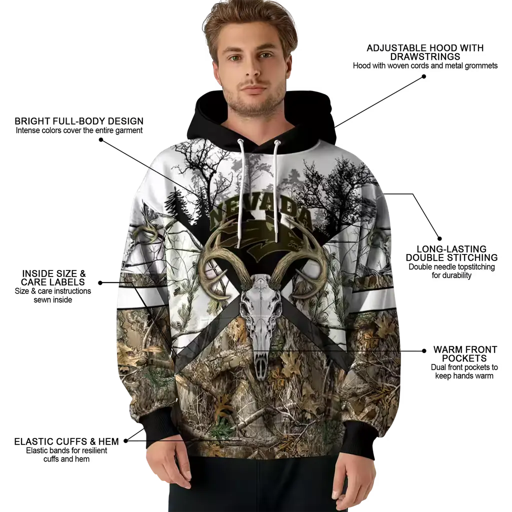 custom nevada wolf pack forest silhouette hoodie latest model custom nevada wolf pack forest silhouette hoodie latest model