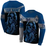 custom nevada wolf pack grim reaper blue black hoodie best selling
