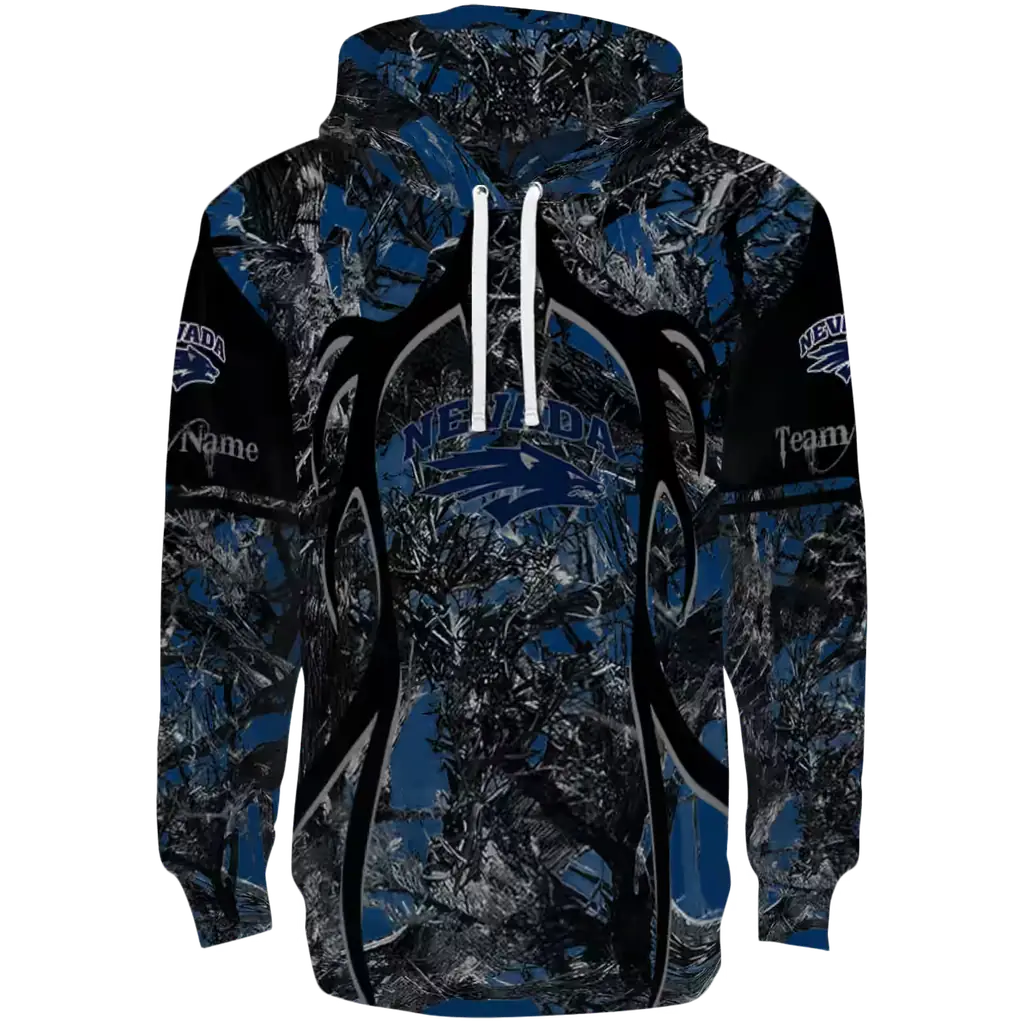 custom nevada wolf pack hunting theme blue black hoodie best selling custom nevada wolf pack hunting theme blue black hoodie best selling