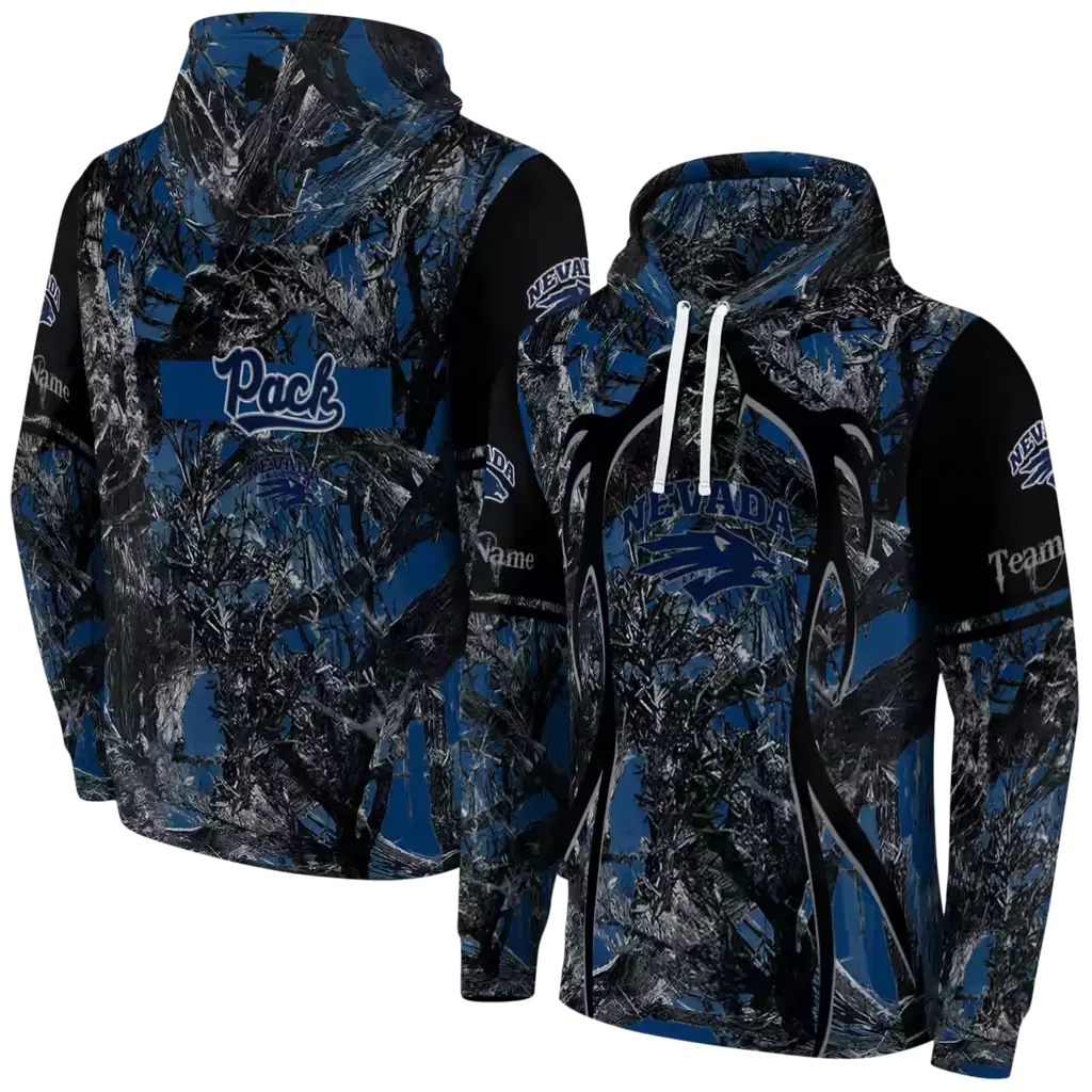custom nevada wolf pack hunting theme blue black hoodie fashion forward custom nevada wolf pack hunting theme blue black hoodie fashion forward