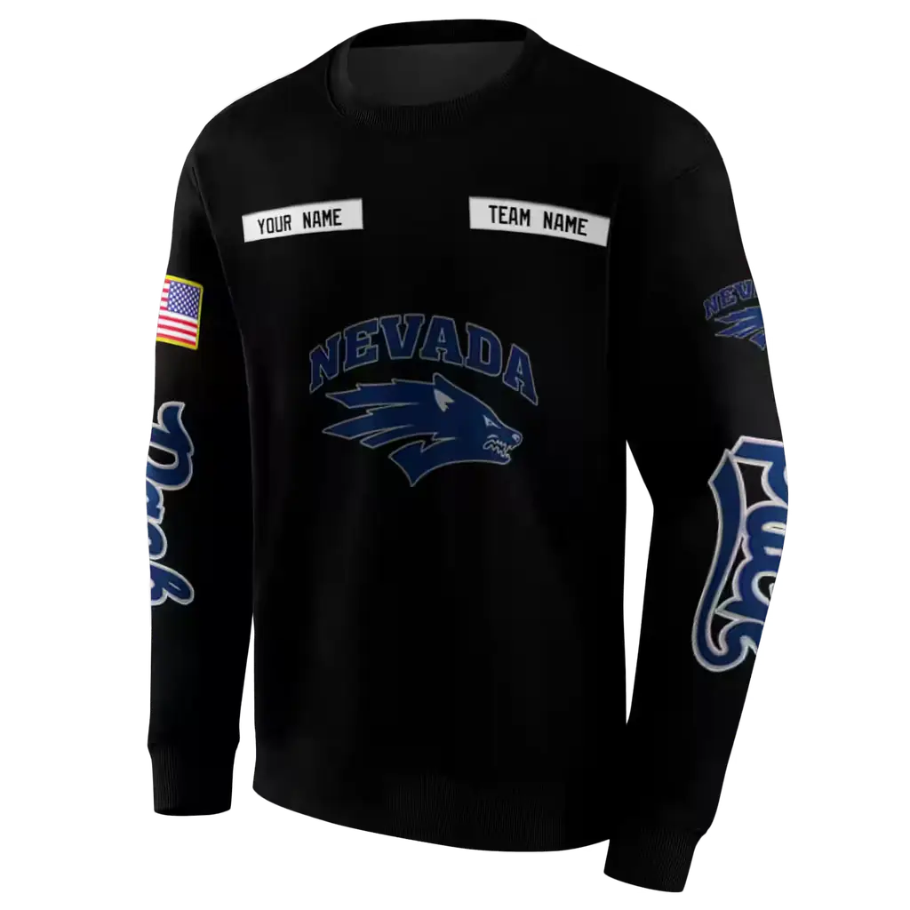 custom nevada wolf pack punisher skull black hoodie new arrival custom nevada wolf pack punisher skull black hoodie new arrival