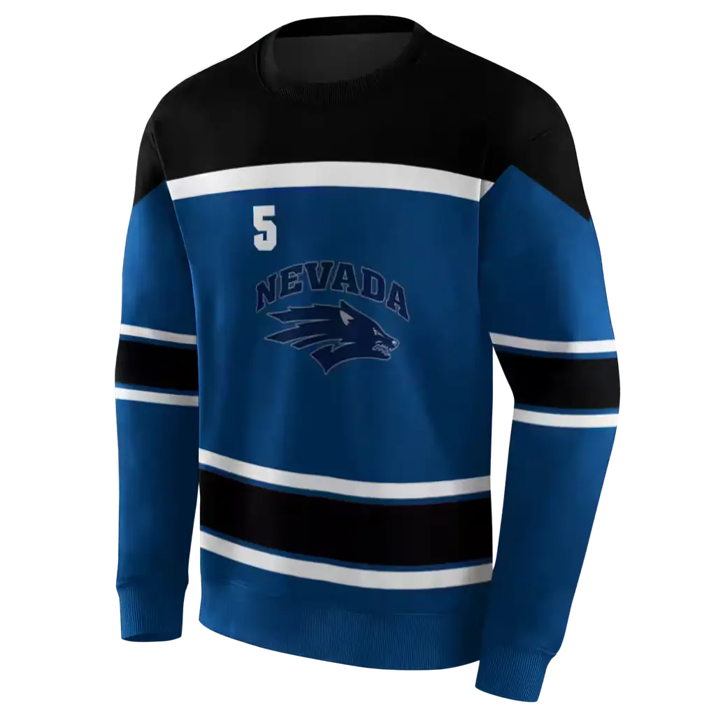 custom nevada wolf pack striped pattern blue hoodie new arrival custom nevada wolf pack striped pattern blue hoodie new arrival