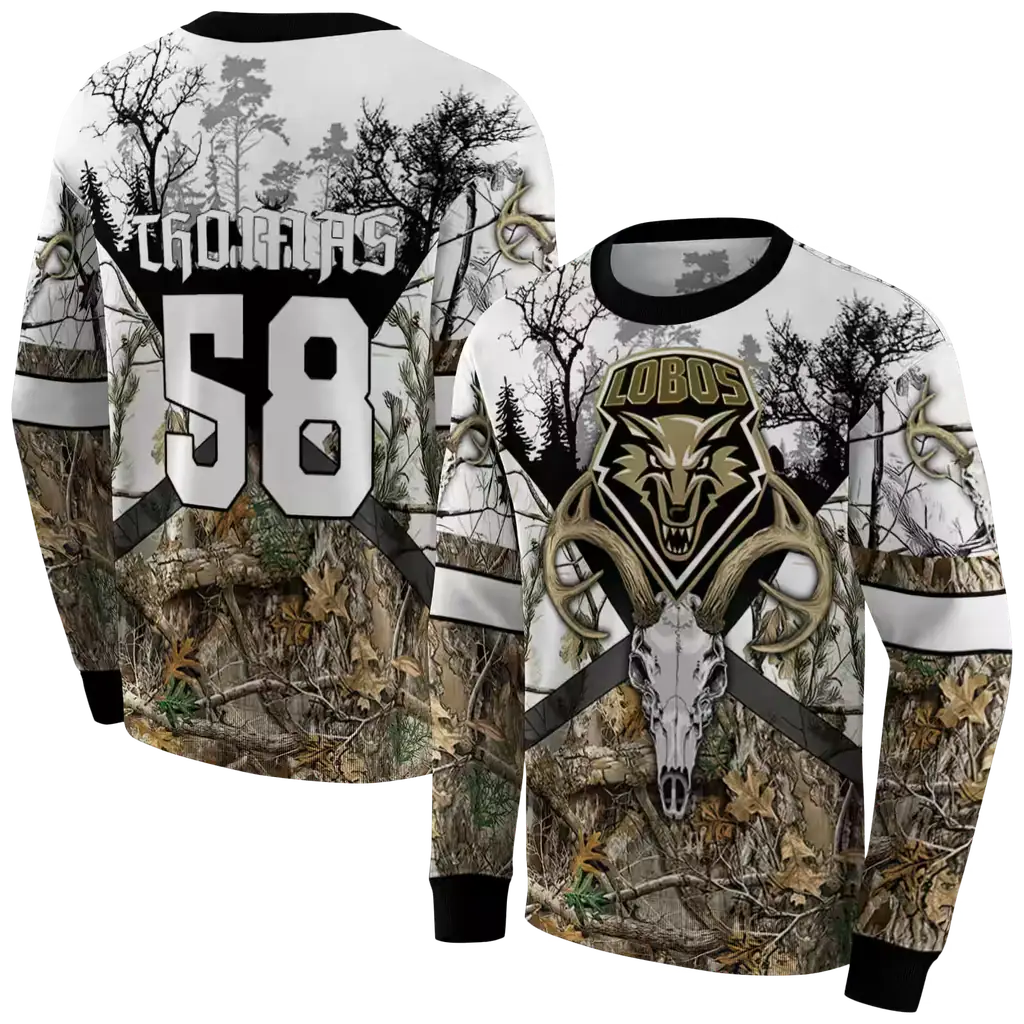 custom new mexico lobos forest silhouette hoodie premium grade custom new mexico lobos forest silhouette hoodie premium grade