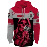 custom new mexico lobos grim reaper red black hoodie best selling