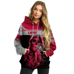 custom new mexico lobos grim reaper red black hoodie best selling
