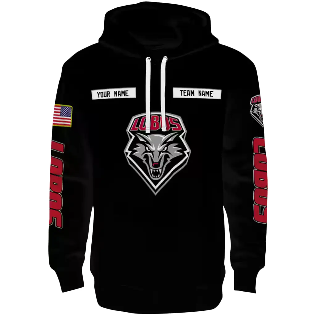 custom new mexico lobos punisher skull black hoodie best selling custom new mexico lobos punisher skull black hoodie best selling