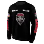 custom new mexico lobos punisher skull black hoodie best selling
