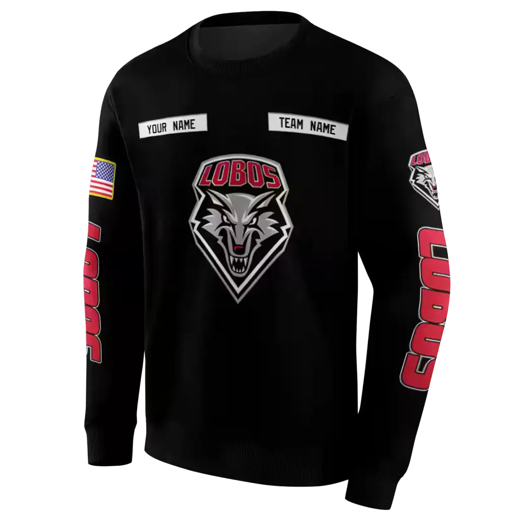 custom new mexico lobos punisher skull black hoodie new arrival custom new mexico lobos punisher skull black hoodie new arrival