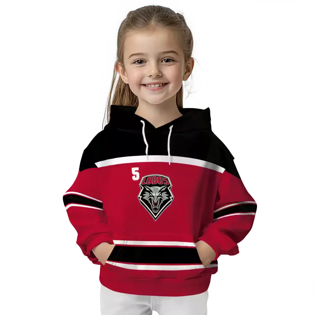 custom new mexico lobos striped pattern red hoodie top rated custom new mexico lobos striped pattern red hoodie top rated