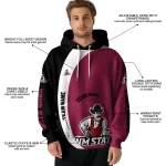 custom new mexico state aggies minimalist design crimson black hoodie best selling