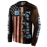custom north carolina tar heels american pride hoodie best selling