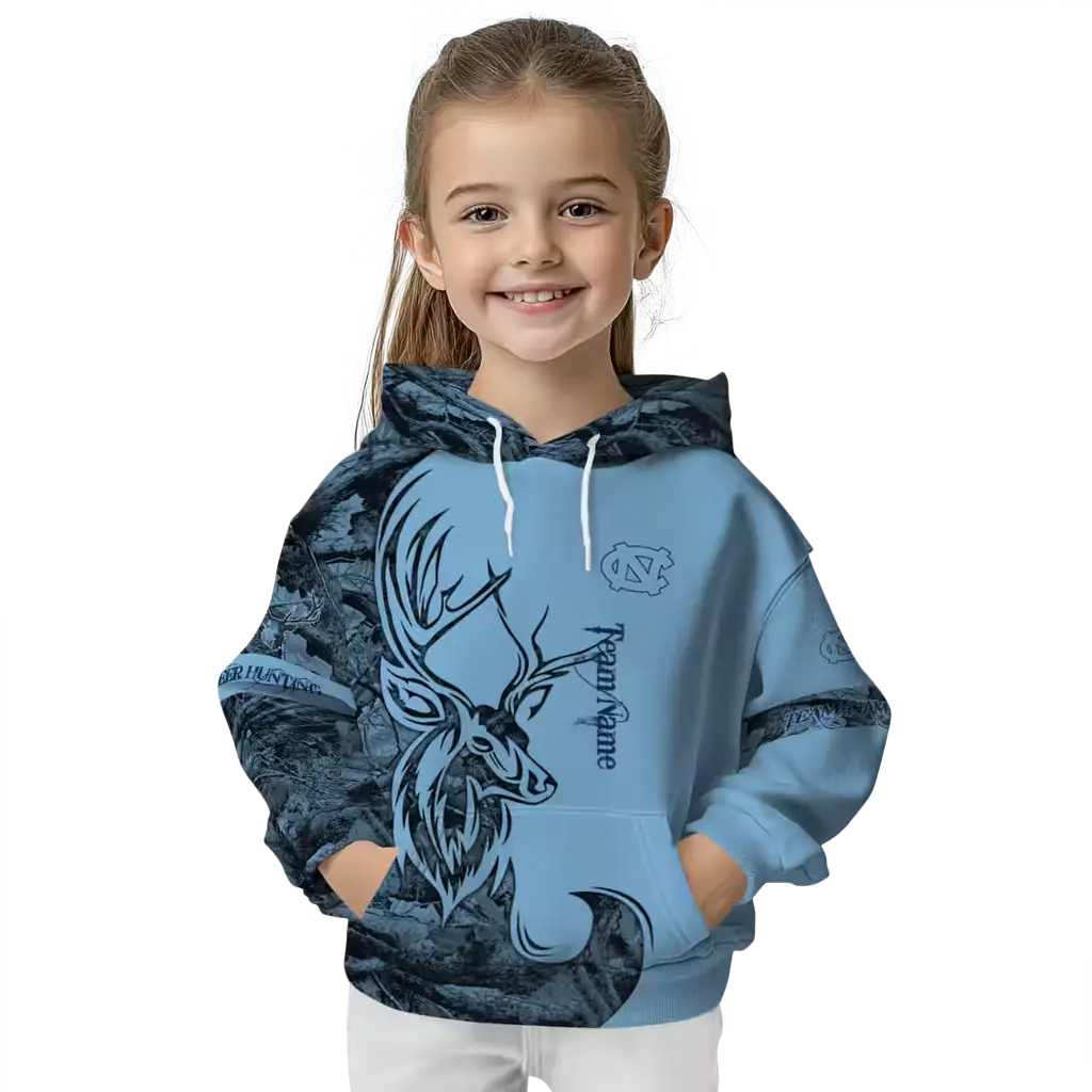 custom north carolina tar heels deer silhouette light blue hoodie top rated custom north carolina tar heels deer silhouette light blue hoodie top rated