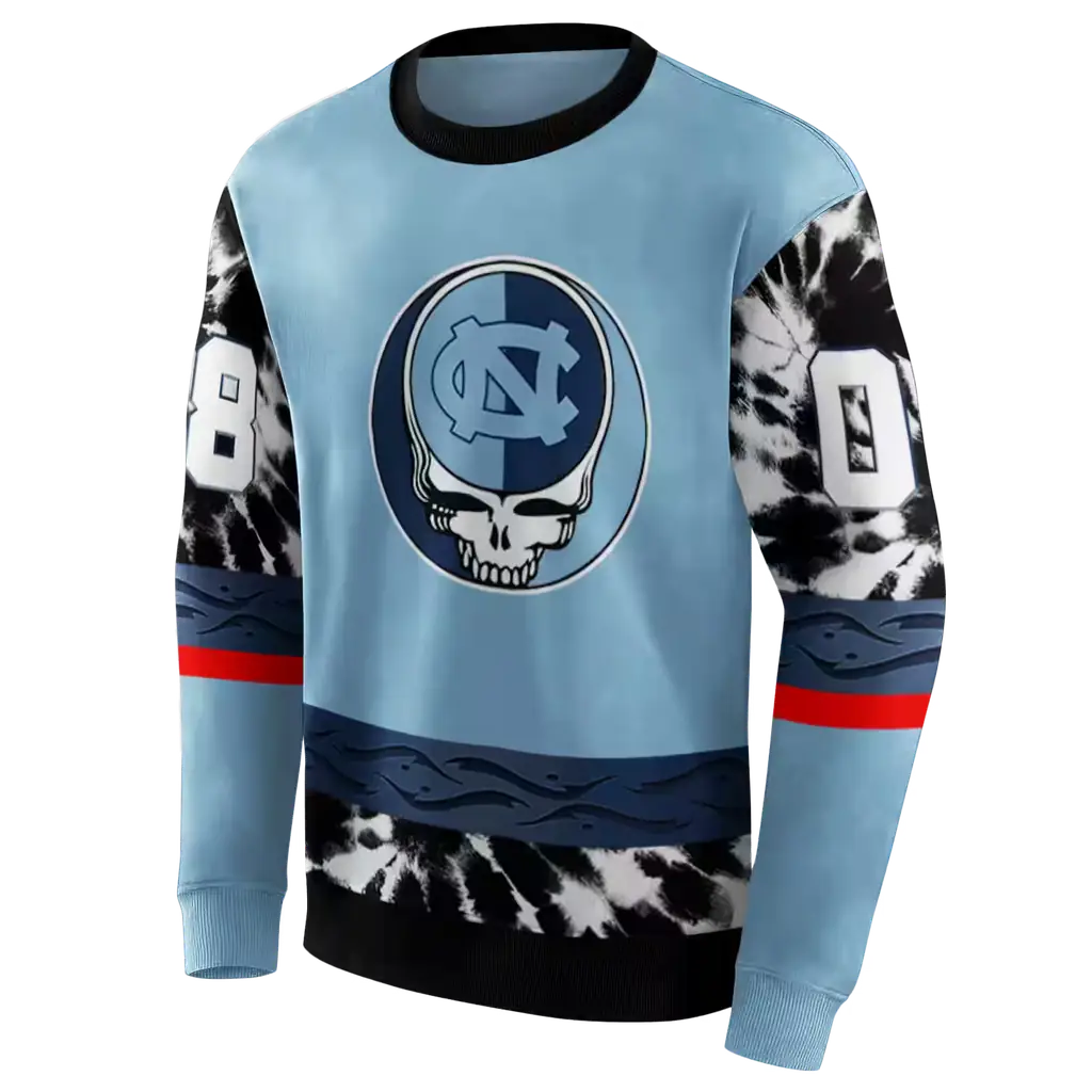 custom north carolina tar heels grateful vibes light blue hoodie new arrival custom north carolina tar heels grateful vibes light blue hoodie new arrival