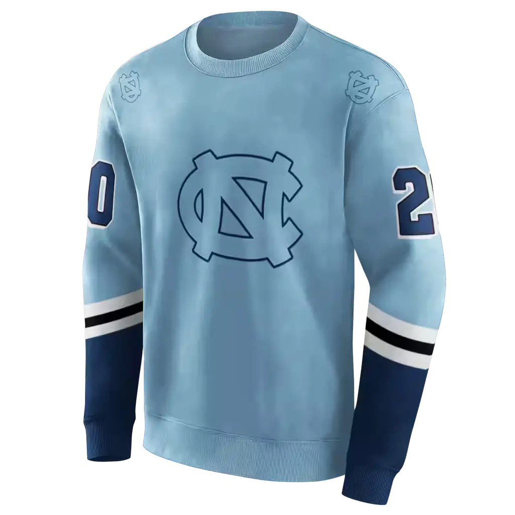 custom north carolina tar heels striped sleeves light blue hoodie new arrival custom north carolina tar heels striped sleeves light blue hoodie new arrival