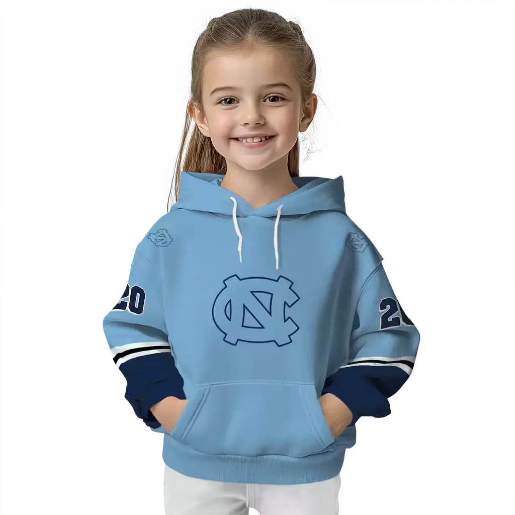 custom north carolina tar heels striped sleeves light blue hoodie top rated custom north carolina tar heels striped sleeves light blue hoodie top rated