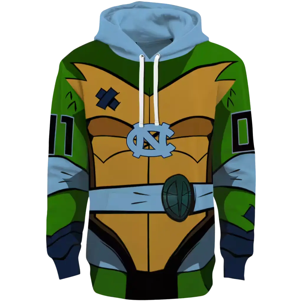 custom north carolina tar heels superhero armor light blue green hoodie best selling custom north carolina tar heels superhero armor light blue green hoodie best selling