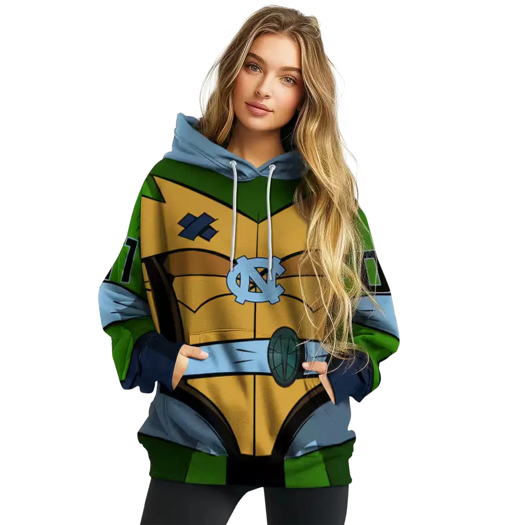 custom north carolina tar heels superhero armor light blue green hoodie high quality custom north carolina tar heels superhero armor light blue green hoodie high quality