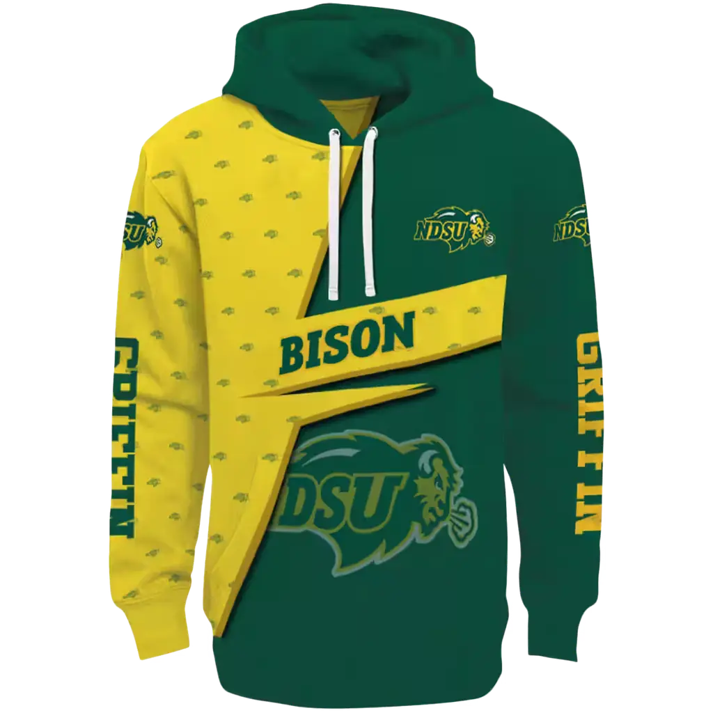 custom north dakota state bison abstract shape green hoodie best selling custom north dakota state bison abstract shape green hoodie best selling