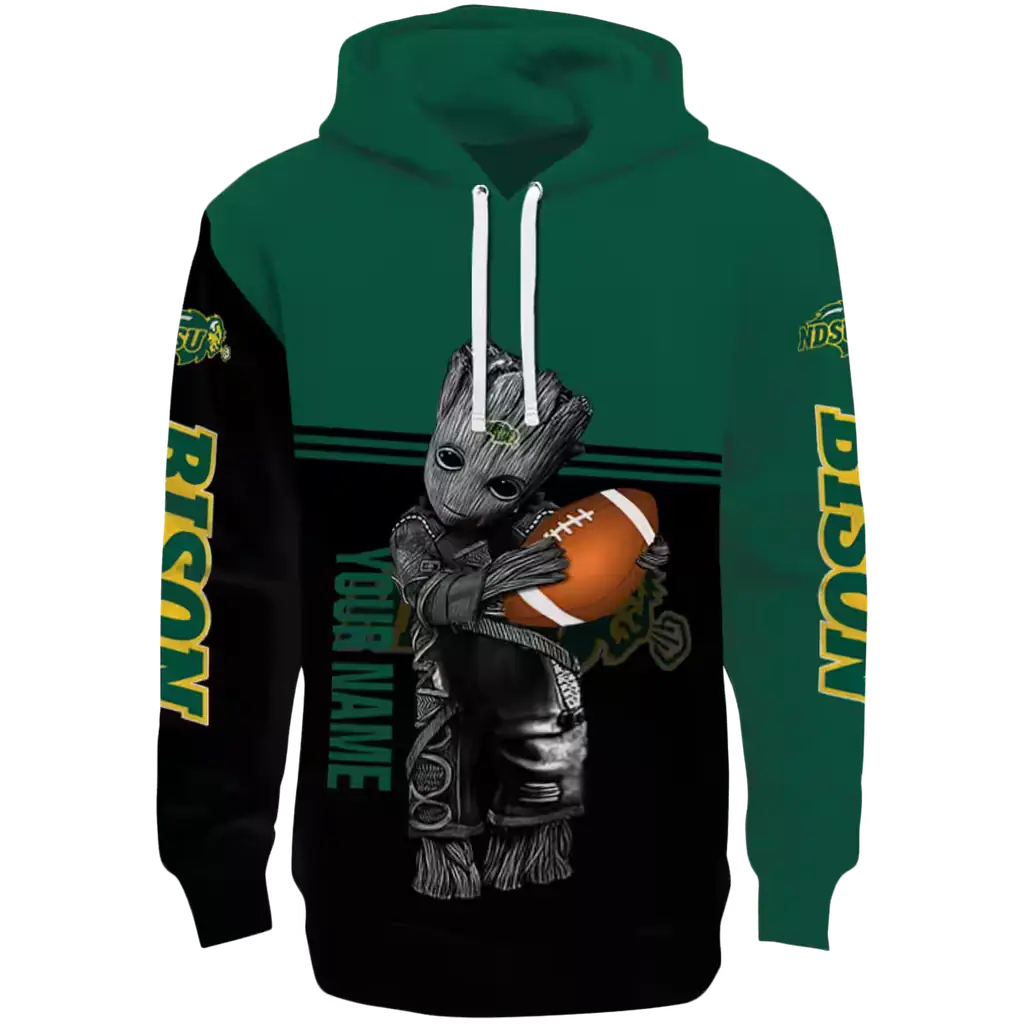custom north dakota state bison baby groot green black hoodie best selling custom north dakota state bison baby groot green black hoodie best selling