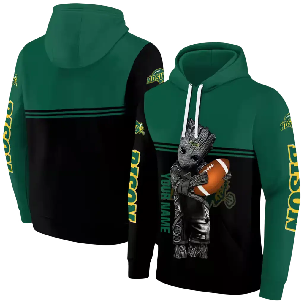 custom north dakota state bison baby groot green black hoodie fashion forward custom north dakota state bison baby groot green black hoodie fashion forward