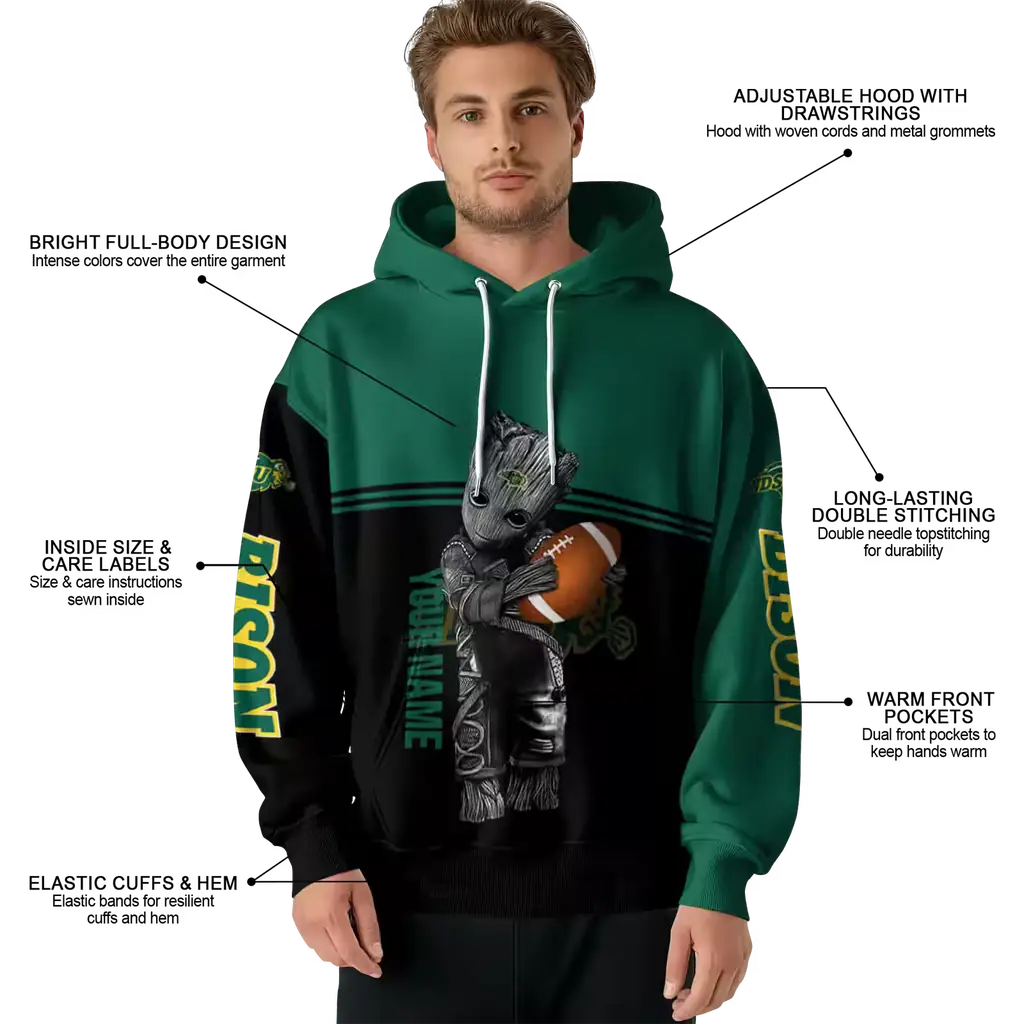 custom north dakota state bison baby groot green black hoodie latest model custom north dakota state bison baby groot green black hoodie latest model