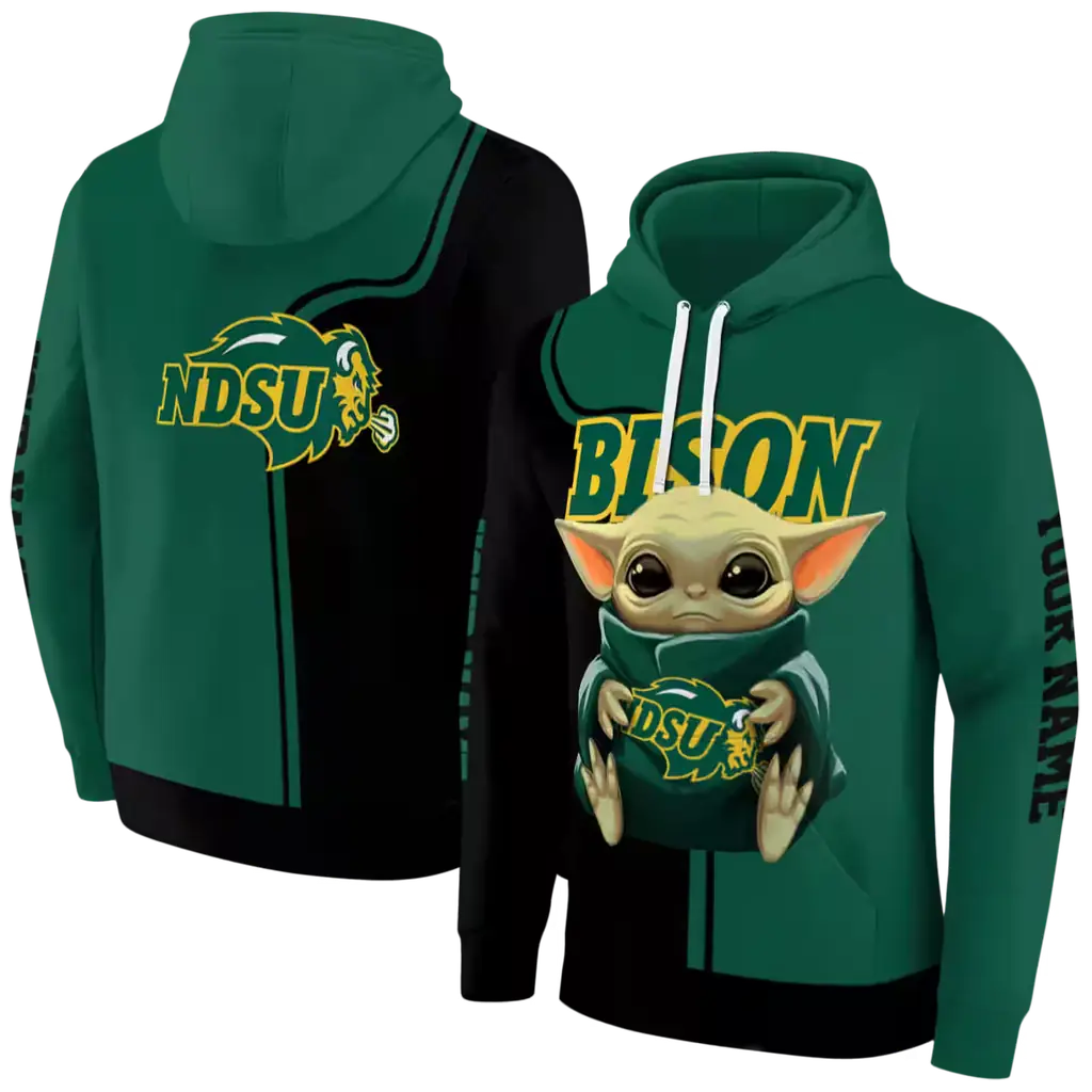custom north dakota state bison baby yoda green black hoodie fashion forward custom north dakota state bison baby yoda green black hoodie fashion forward