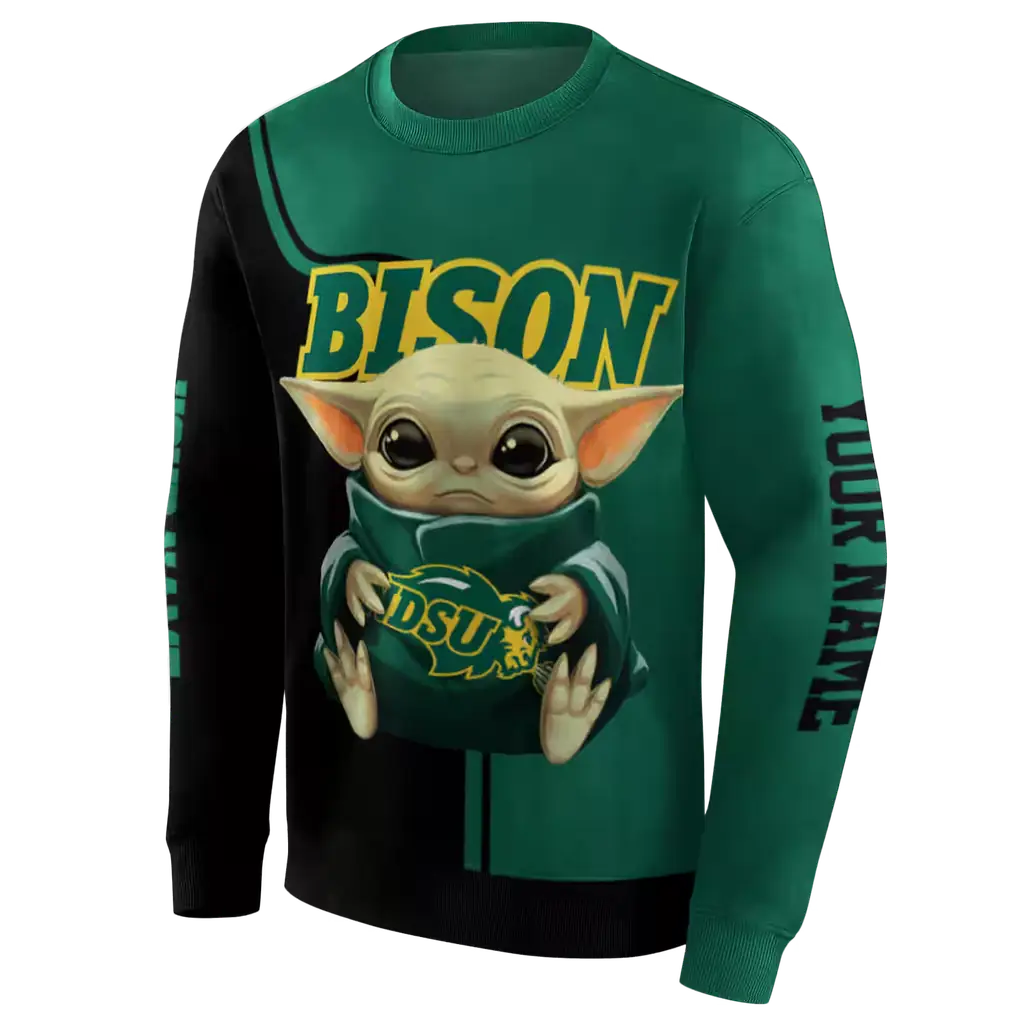 custom north dakota state bison baby yoda green black hoodie new arrival custom north dakota state bison baby yoda green black hoodie new arrival