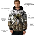 custom north dakota state bison forest silhouette hoodie best selling