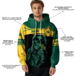 custom north dakota state bison grim reaper green black hoodie best selling