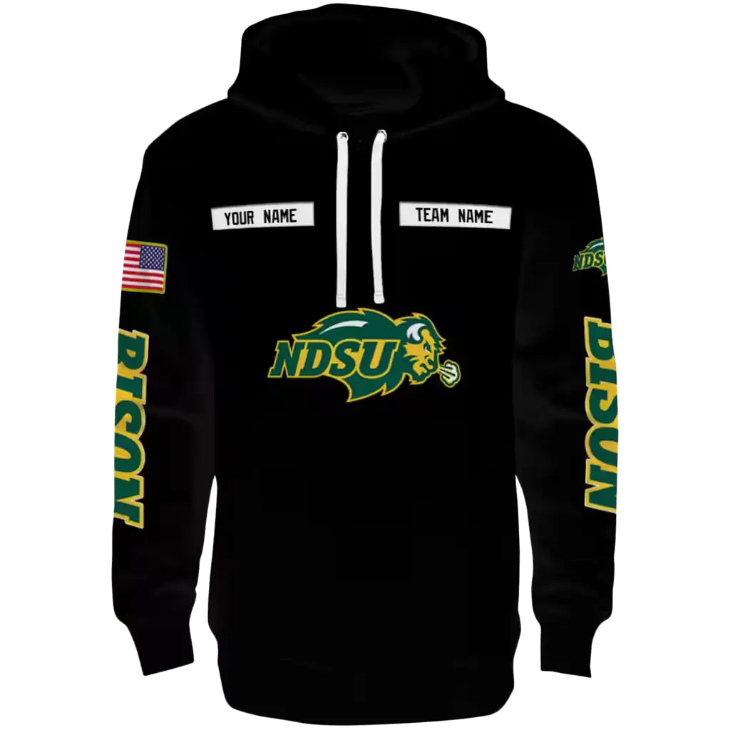 custom north dakota state bison punisher skull black hoodie best selling custom north dakota state bison punisher skull black hoodie best selling