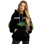 custom north dakota state bison punisher skull black hoodie best selling