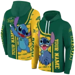 custom north dakota state bison stitch green hoodie best selling