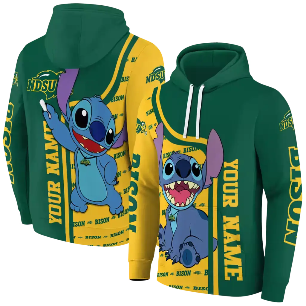 custom north dakota state bison stitch green hoodie fashion forward custom north dakota state bison stitch green hoodie fashion forward