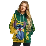 custom north dakota state bison stitch green hoodie best selling