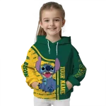 custom north dakota state bison stitch green hoodie best selling