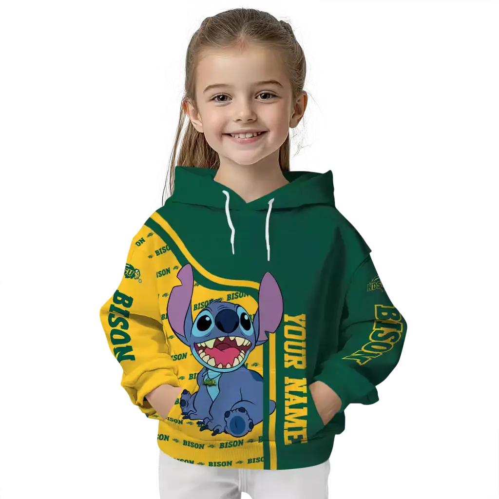 custom north dakota state bison stitch green hoodie top rated custom north dakota state bison stitch green hoodie top rated