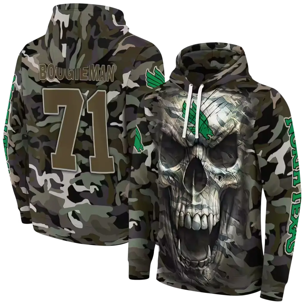 custom north texas mean green camo skull hoodie fashion forward custom north texas mean green camo skull hoodie fashion forward