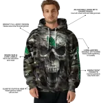 custom north texas mean green camo skull hoodie best selling